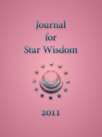 Journal for Star Wisdom 2011