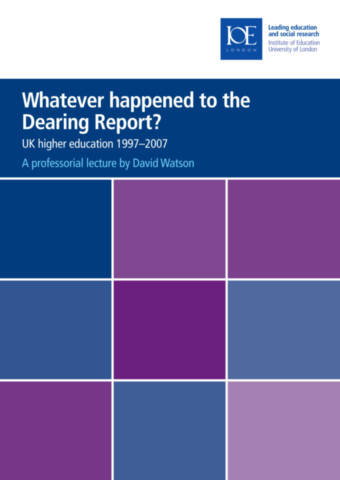 Whatever Happened to the Dearing Report?