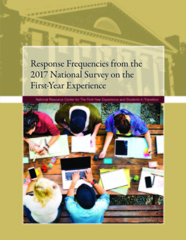 Response Frequencies from the 2017 National Survey on The First-Year Experience