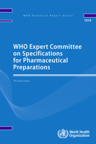 WHO Expert Committee on Specifications for Pharmaceutical Preparations